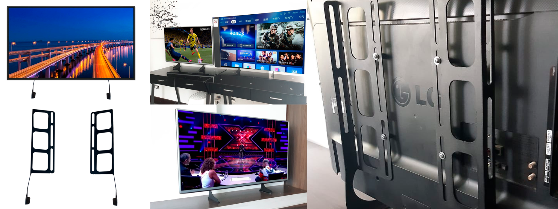 Como instalar una base nacional para tv