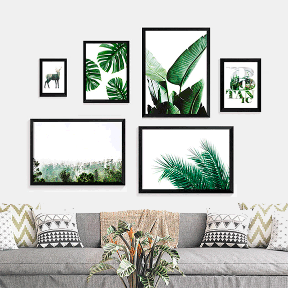 Aprende a organizar tus cuadros a la pared